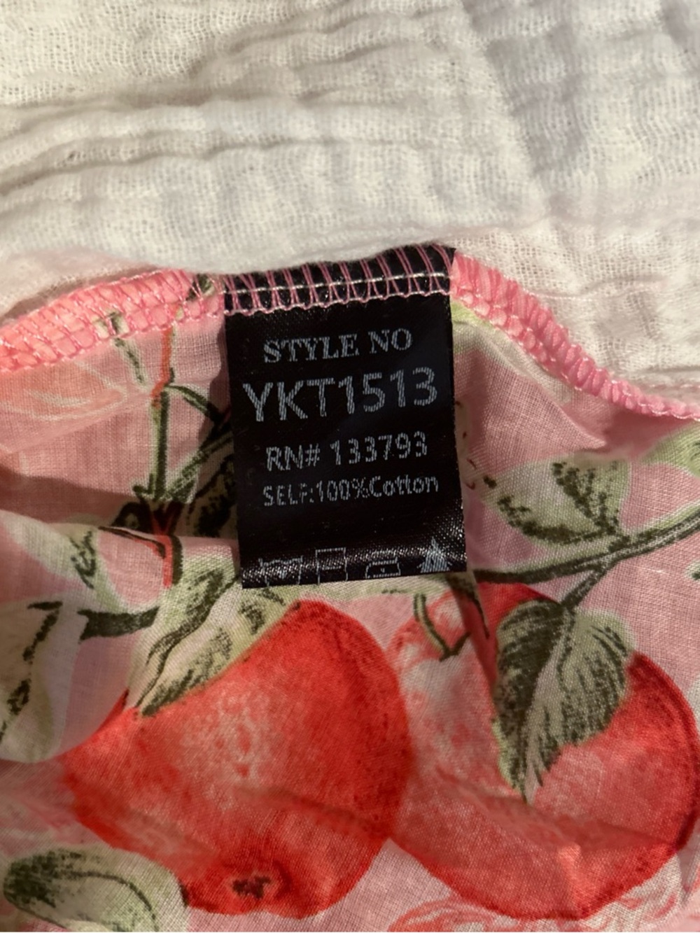 POL Patchwork Pink Floral & White Button-Down Collared Top - Picture 4 of 6
